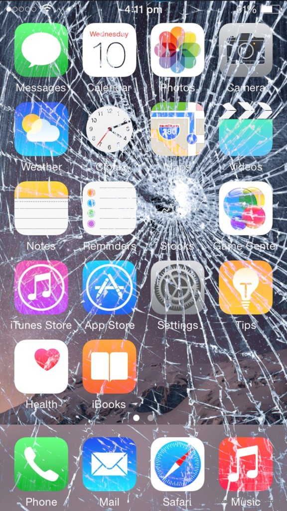 abstract broken iphone iphone 6 plus wallpapers - broken screen ios8 iphone 6 plus wallpapers-f06722